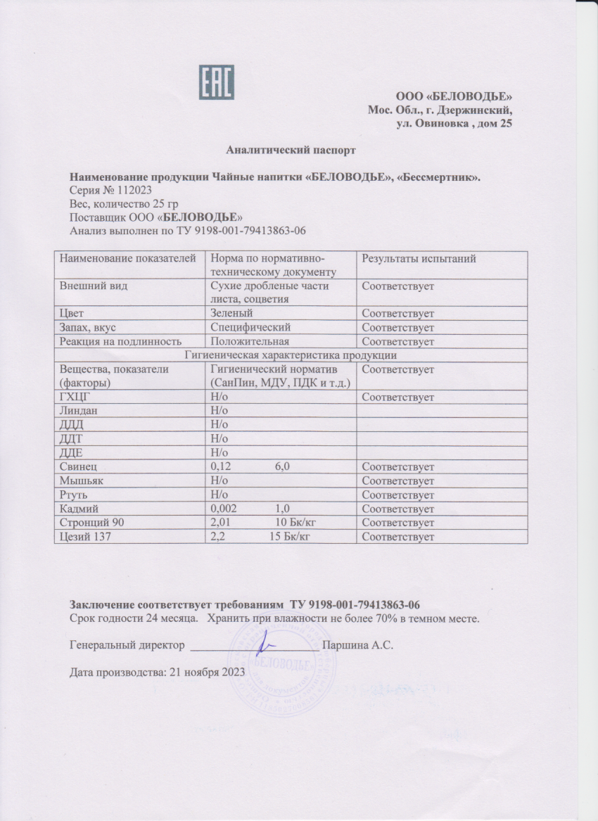 Паспорт №112023